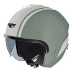 Casque jet nolan n20 - 2 dolce vita 348 vert / blanc - 2xl