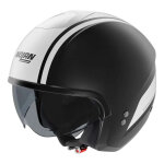 Casque jet nolan n20 - 2 dolce vita 349 noir / blanc mat - xs