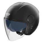 Casque jet nolan n20 - 2 visor classico 302 noir mat - 2xs
