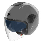 Casque jet nolan n20 - 2 visor classico 303 gris - 2xs