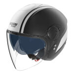 Casque jet nolan n20 - 2 visor dolce vita 347 noir / blanc - 2xs