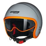 Casque jet nolan n21 06 ocio 343 gris / orange brillant - m