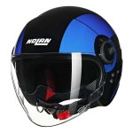 Casque jet nolan n21 visor 06 bicromo 351 noir / bleu / azur brillant - s Casque jet nolan n21 visor 06 bicromo 351 noir / bleu / azur brillant - s