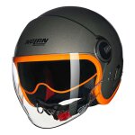 Casque jet nolan n21 visor 06 ocio 349 pietra / orange brillant - xl