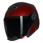 Casque jet nolan n40 - 5 06 classico nobile 321 rouge brillant - xl