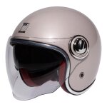Casque jet nox premium heritage champagne ros� - xs