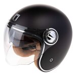 Casque jet nox premium heritage noir mat - m