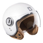 Casque jet nox premium idol blanc nacr� - m
