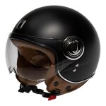 Casque jet nox premium idol noir mat - xs