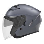 Casque jet nox n127 gris nardo - s