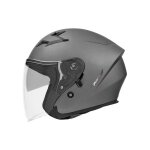 Casque jet nox n127 titanium mat - xs