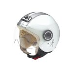 Casque jet nox n210 blanc / gris (ece 22. 05) - s