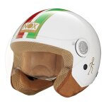 Casque jet nox n210 evo blanc / italie - xs