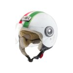 Casque jet nox n210 italie vert / blanc / rouge (ece 22. 05) - xs
