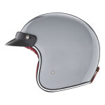 Casque jet nox n243 gris nardo - l