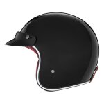Casque jet nox n243 noir brillant - xl