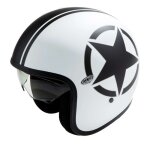 Casque jet premier vintage sg 8bm blanc / noir mat (ece 22. 06) - m