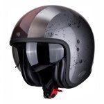 Casque jet scorpion belfast byway argent / argent - s