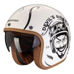 Casque jet scorpion belfast evo romeo crème / noir - xs Casque jet scorpion belfast evo romeo crème / noir - xs