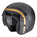 Casque jet scorpion belfast ii carbon regal noir / or mat - xs