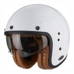 Casque jet scorpion belfast luxe blanc - xxxl