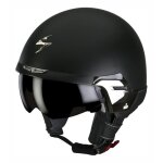 Casque jet scorpion exo - 100 padova ii noir mat / noir - m