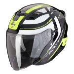 Casque jet scorpion exo - 230 pul noir / jaune fluo - l