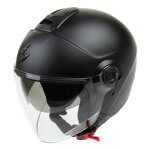 Casque jet scorpion exo - city ii solid noir mat - m