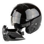Casque jet scorpion exo - combat 2 solid noir - m