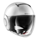 Casque jet shark nano swarovski blank perle - xs