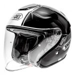 Casque jet shoei j - cruise corso blanc / noir - s