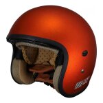 Casque jet torx harry glitter orange mat - xs