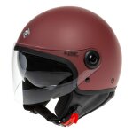 Casque jet tucano urbano el'mettin 6. 0 bordeaux - xs