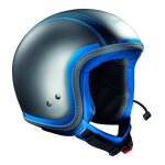 Casque jet vespa elettrica bluetooth argent / bleu - xs Casque jet vespa elettrica bluetooth argent / bleu - xs