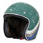 Casque jet vespa heritage vert - xs