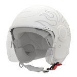 Casque jet vespa justin bieber blanc - xs