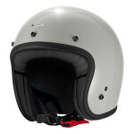 Casque jet vespa versilia g41 gris brillant - xs