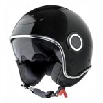Casque jet vespa vj1 noir - xs