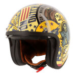 Casque jet von dutch x helstons big cat multicolore - s