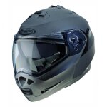 Casque modulable caberg duke ii gun metal uni gris - s