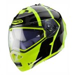 Casque modulable caberg duke ii impact jaune fluo / noir - s