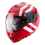 Casque modulable caberg duke ii superlegend rouge / blanc - m
