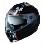 Casque modulable caberg duke commander noir mat / gris - xs