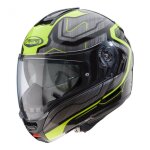 Casque modulable caberg levo flow noir / anthracite / jaune fluo - xl