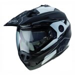 Casque modulable caberg tourmax marathon noir mat / blanc / anthracite - s