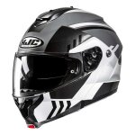Casque modulable hjc c91n kaon mc5 noir / gris / blanc brillant - 2xl