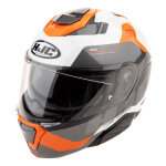 Casque modulable hjc i91 carst mc7 gris / blanc / orange - s