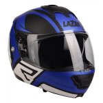 Casque modulable lazer lugano z - generation noir / bleu / blanc - xs