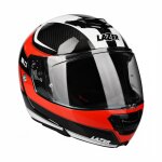 Casque modulable lazer monaco evo 2. 0 carbone / rouge - xxs