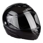 Casque modulable lazer monaco evo pure carbon noir / carbone - 2xs